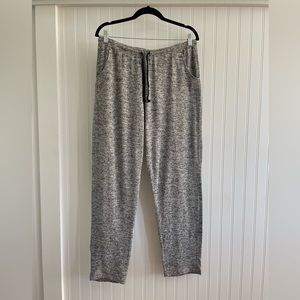 Hello Mello Women's Pj Pants with Draw String Grey L